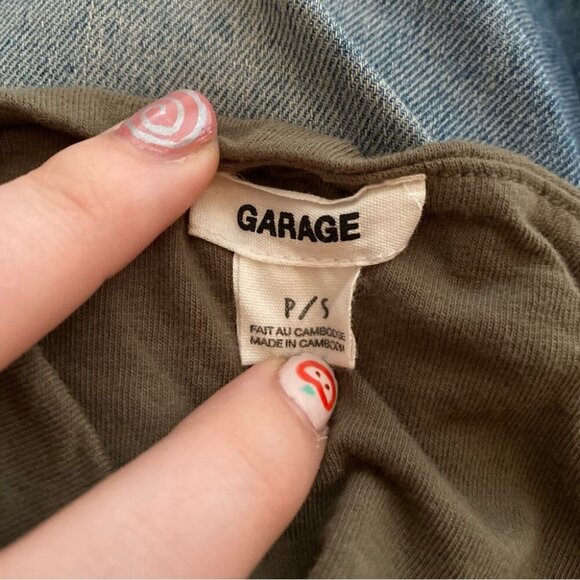 Garage Green Tube Top - Picture 3 of 4